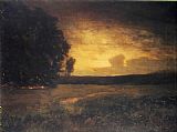 Alexander Helwig Wyant Sunset in the Marshes painting